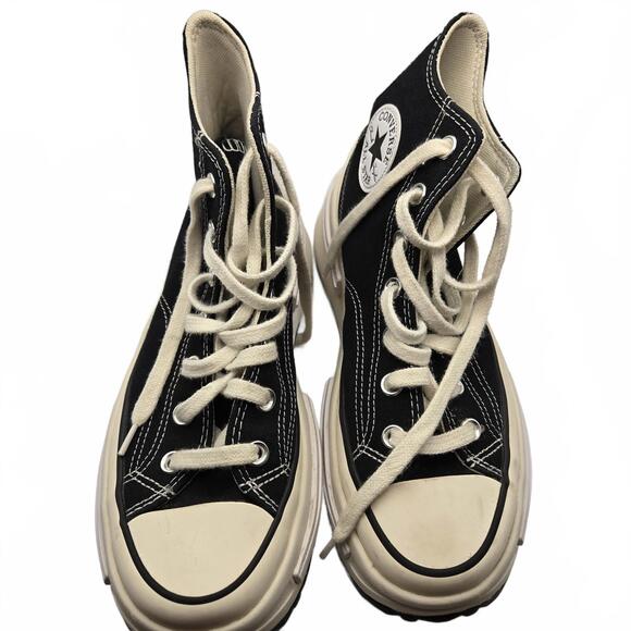 Converse Run Star Legacy CX Hi Men's Size 6 Women's Size 5.5 Black Sneakers - Picture 2 of 9